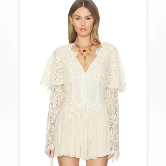 NWOT! TULAROSA Clarissa Lace Top - Picture 7 of 9